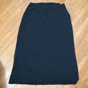 Vintage Van Heusen Black and White Pencil Skirt